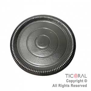 PLATO LAMINADO NEGRO N.22 22CM x 10